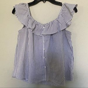 Ruffle cotton top